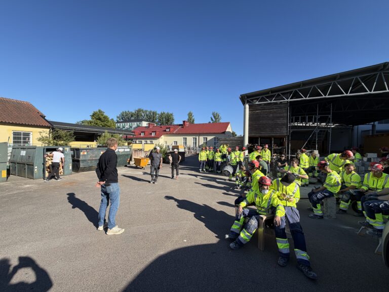 Framtidens hantverkare: Morneon Fasad inspirerade murarelever på Vipan i Lund